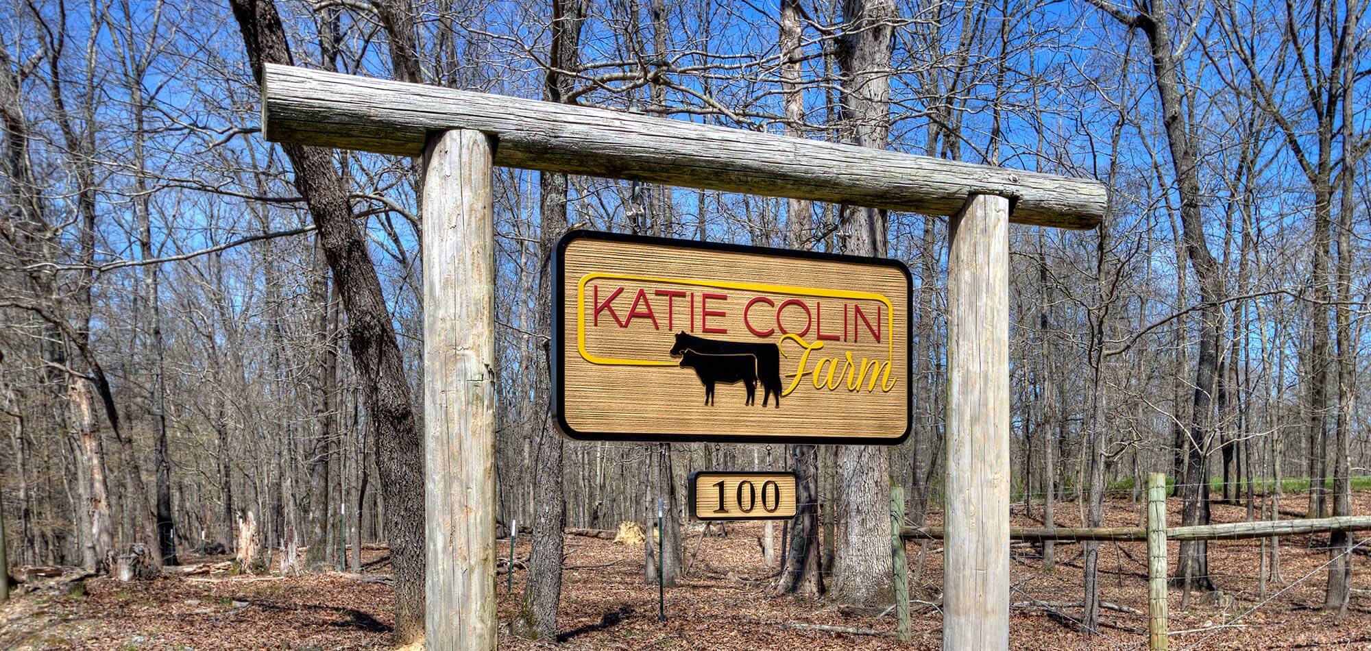 Katie Colin Farm Sign